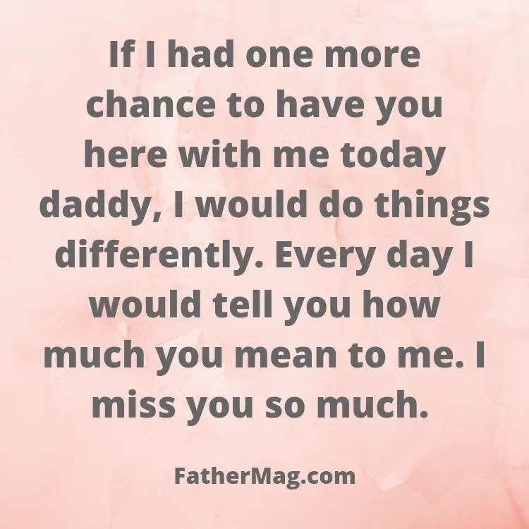 missing dad