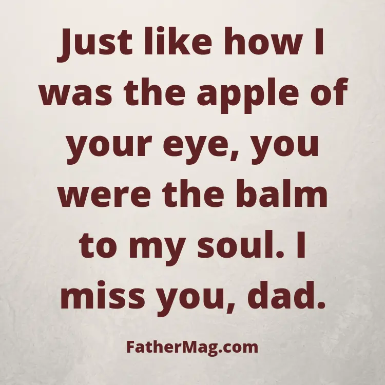 quotes about losing a dad