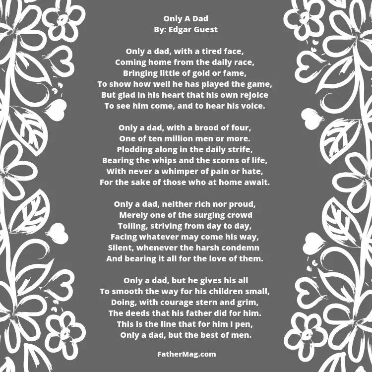 cute father poem