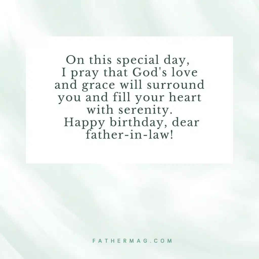 Happy Birthday Father-in-Law Message